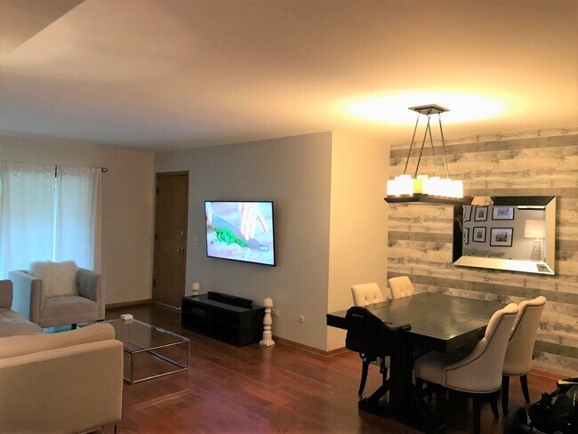 Living Room (Furniture staged) - 6443 N Northwest Hwy
