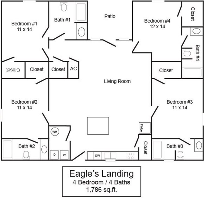 Foto del edificio - Eagles Landing Available in August!