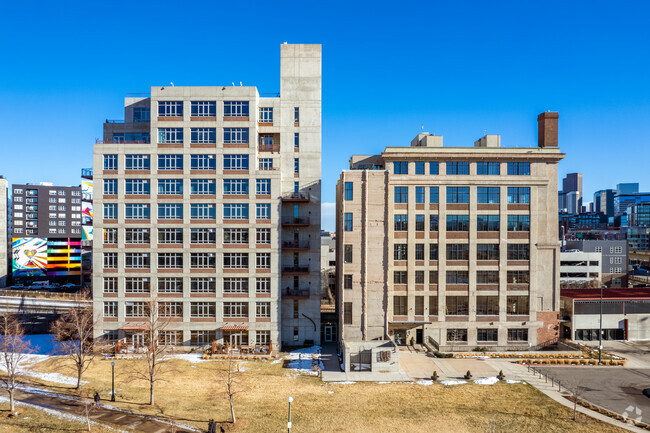 East Facade - Flour Mill Lofts