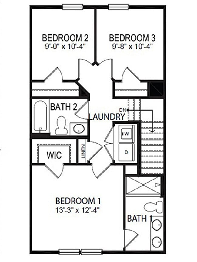 Jefferson Townhome- 2nd Floor - Village at Snowfield