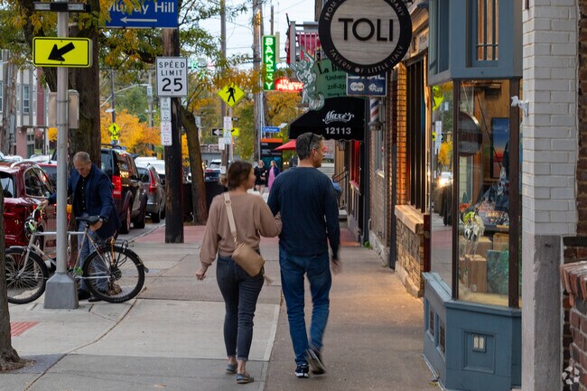 Little Italy offers locals and tourists many shopping and restaurant options.