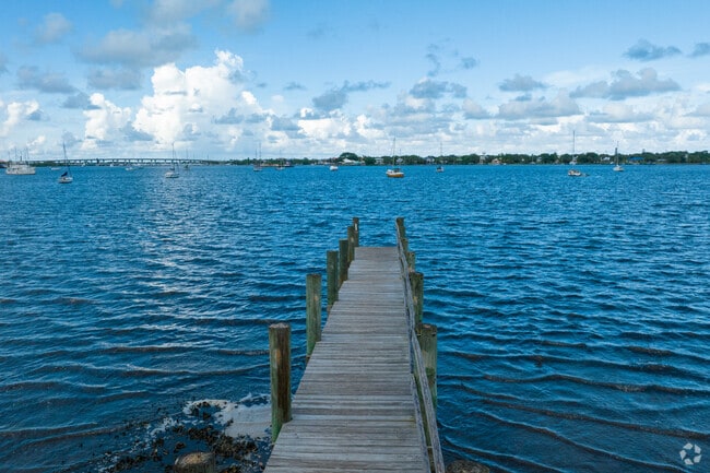 Pendarvis Park Pier sits by the water in Palm City.