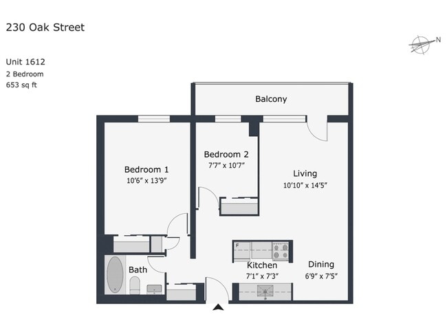 Photo du bâtiment - 230 Oak St