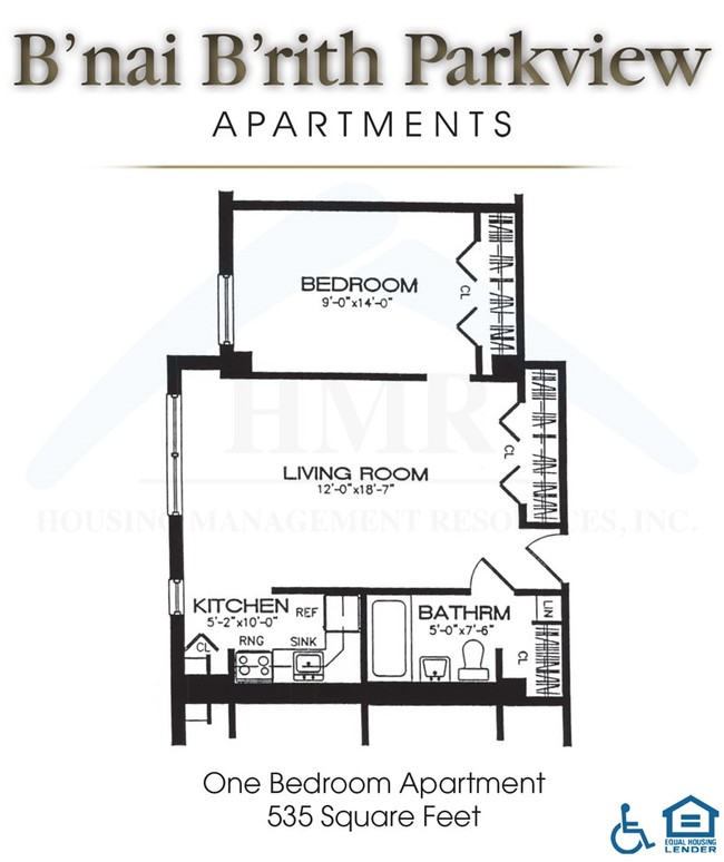 1HAB/1BA - B'nai B'rith Parkview