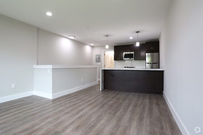 Sala de estar - Burlington Pointe Apartments