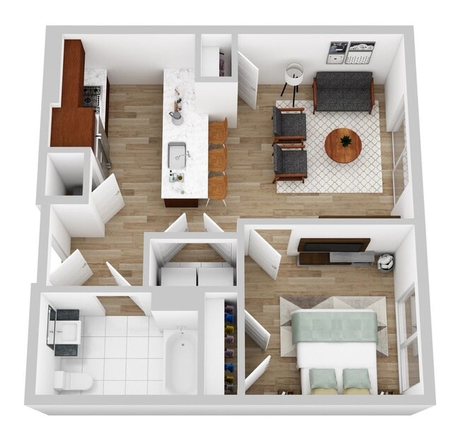 Interior Photo - The Hub Apartments