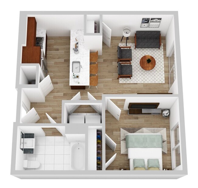Interior Photo - The Hub Apartments