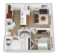Interior Photo - The Hub Apartments