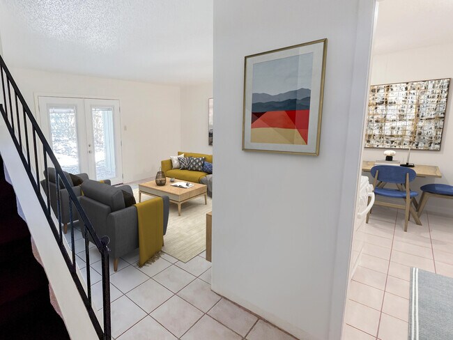 Sala de estar de planta abierta - 2802 Westhill Dr