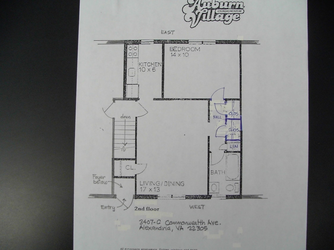 floor plan - 3407 Commonwealth Ave