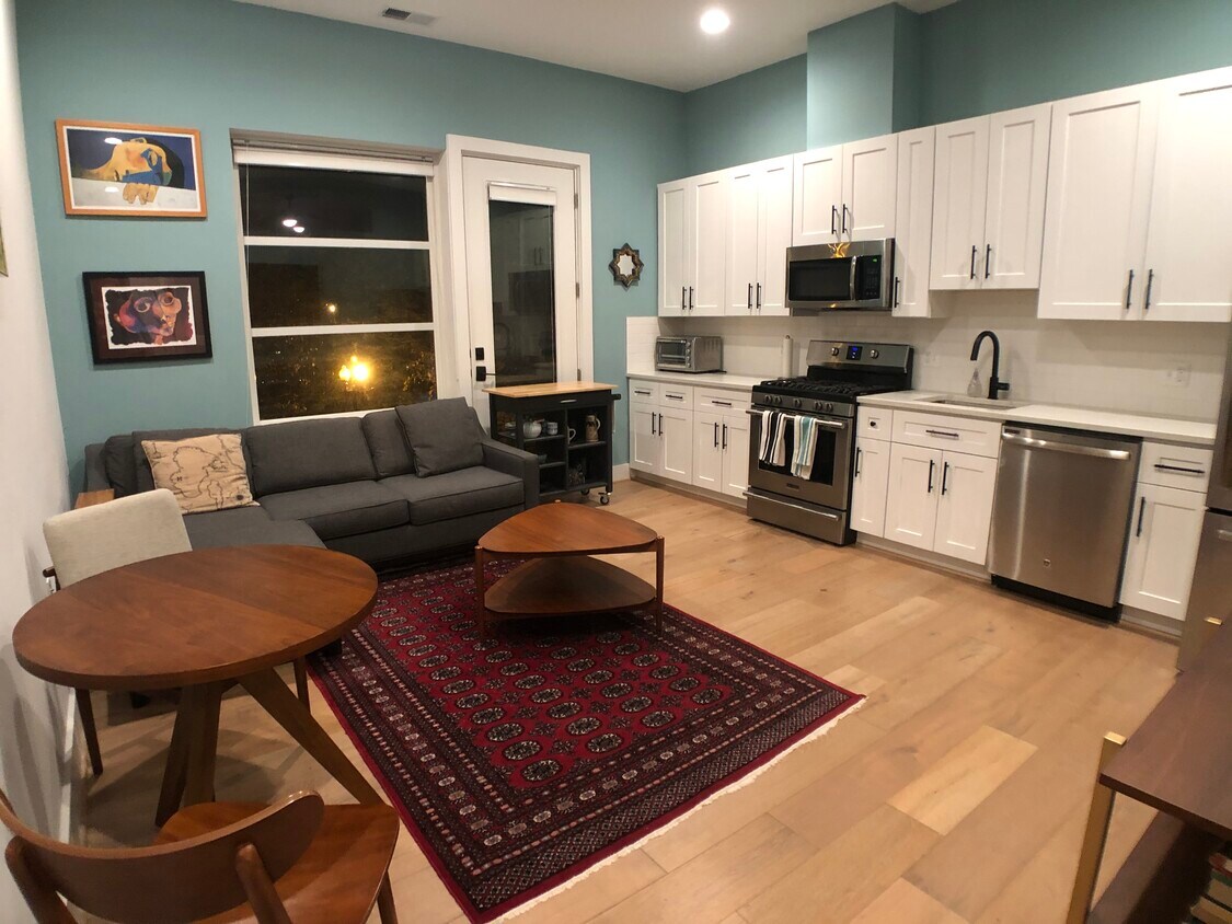 living room/kitchen - 4308 Georgia Ave NW