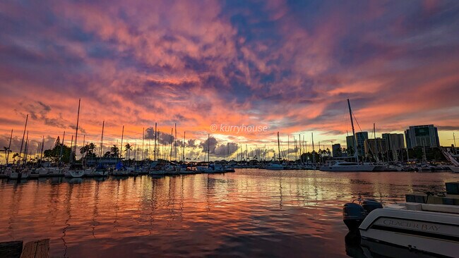 View from across the street. About 2 min walk from condominium. - 1778 Ala Moana Blvd