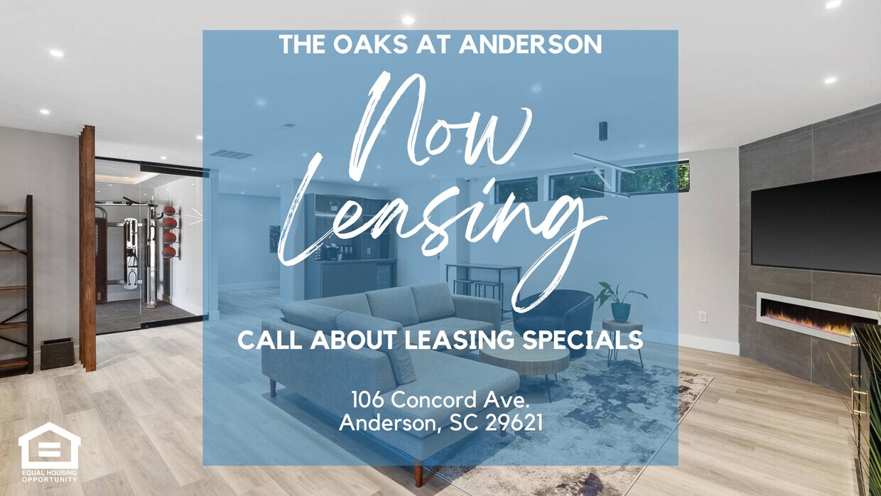 The Oaks at Anderson Apartments at 106 Concord Ave Anderson, SC