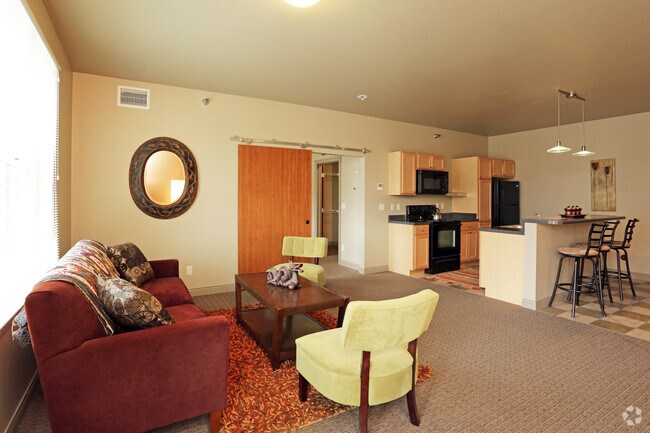 Sala de estar - Oak Hill Jackson Brickstones