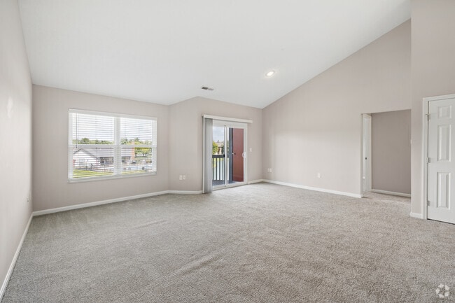 3BR, 2BA - 1,232SF - Living Room - Spinnaker Cove Apartments