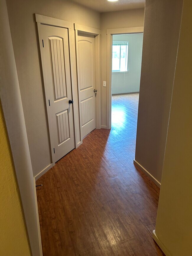Linen closet next to 3 bedrooms - 595 Jackson St W
