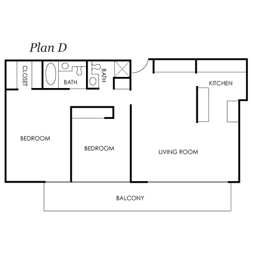 Plan D - Front Street Apartments