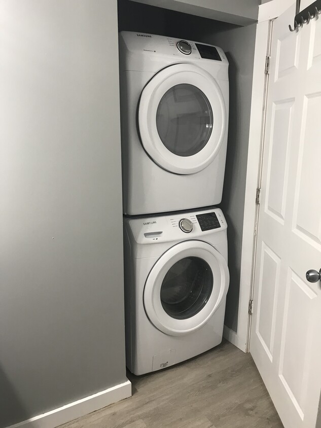 In apartment wash/dryer - 208 1/2 Main St S