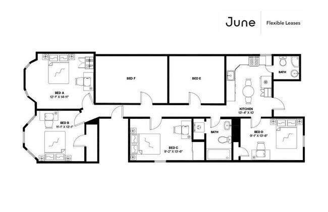 Building Photo - Full bedroom in 6 bed/2 bath Home