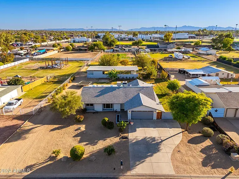 Front Aerial View - 3921 W Monte Cristo Ave