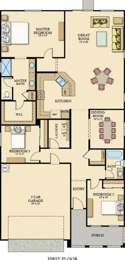 Primary Photo - The Hudson - 3 Bedroom 2 Bath Single Famil...