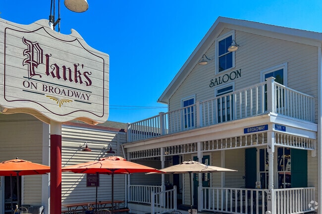 The Plank's on Broadway building in Grove City, once a hotel and saloon, dates to the 1850s.