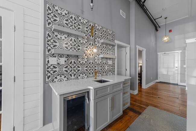 Wet Bar and Wine Fridge - 1535 Caraleigh Mills Ct