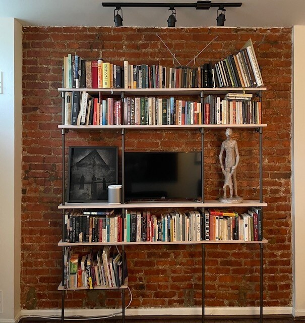 Exposed brick wall - 1418 F St NE