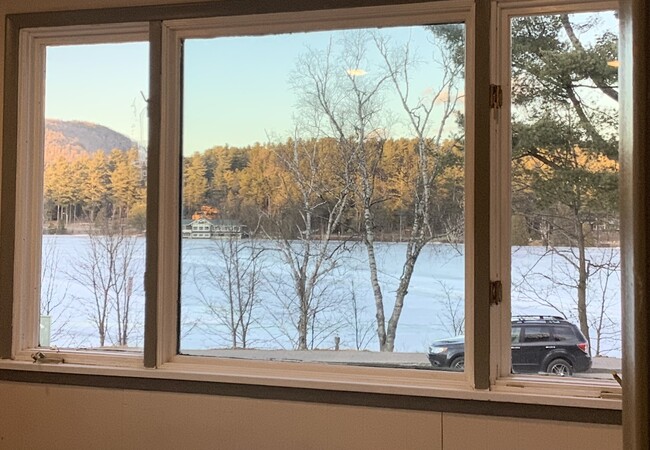 View of Mirror lake! (Taken upstairs & current listing is downstairs, but same view, basically.) - 26 Parkside Dr