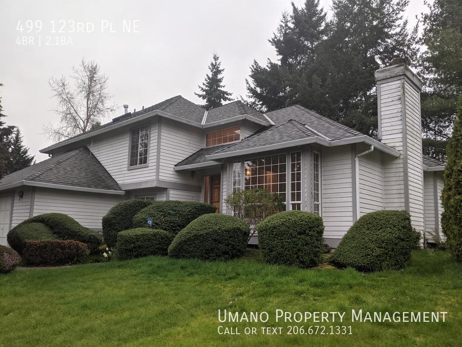 499 123rd Pl NE, Bellevue, WA 98005 House Rental in Bellevue, WA