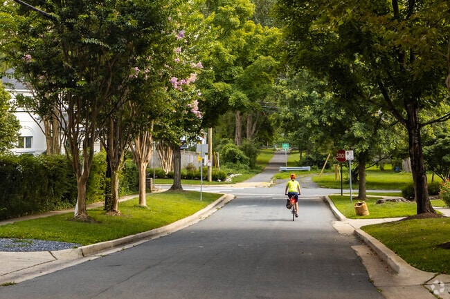 The safe quiet streets of Eldersburg are perfect for a summer evening bike ride.