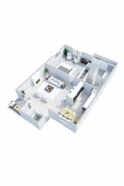 Plano de planta - Quail Vista Apartments