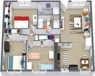 3 Bed 2 Bath