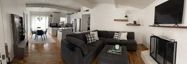 Living Room, Kitchen and Dining Area - 1222 Shafter Ave
