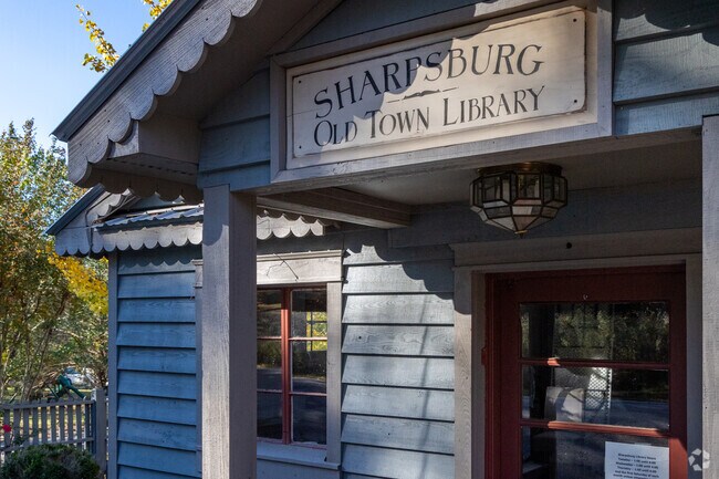 Sharpsburg Old Town Library is located on Main Street in downtown Sharpsburg.