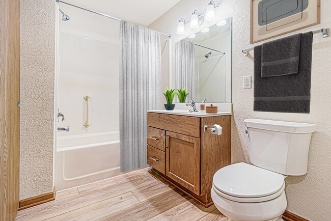 One bedroom, one bath open concept - Brookfield Highlands Apartments 55+