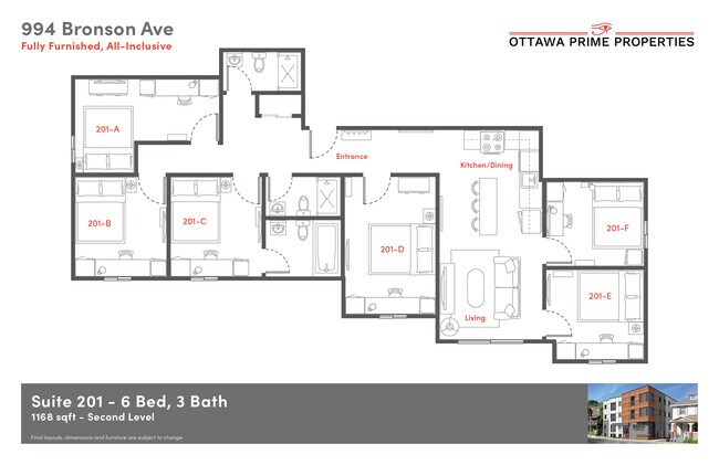 Photo du bâtiment - 3-bedroom unit - 5 minutes walk from CarletonU