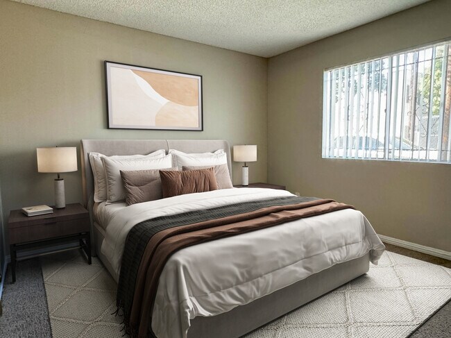 1 habitación, 1 baño - Dormitorio - Orange Terrace Apartments