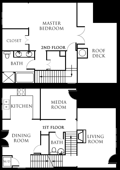 1BR/1.5BA - 7 Fountains