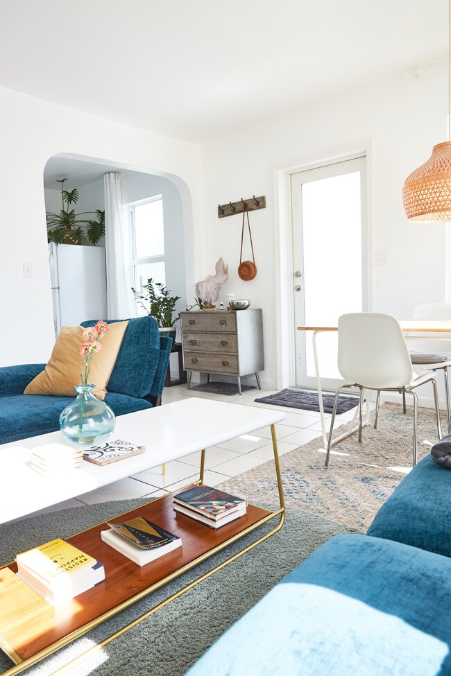 Living room: view from the couch to the kitchen - 6873 NW 2nd Ave