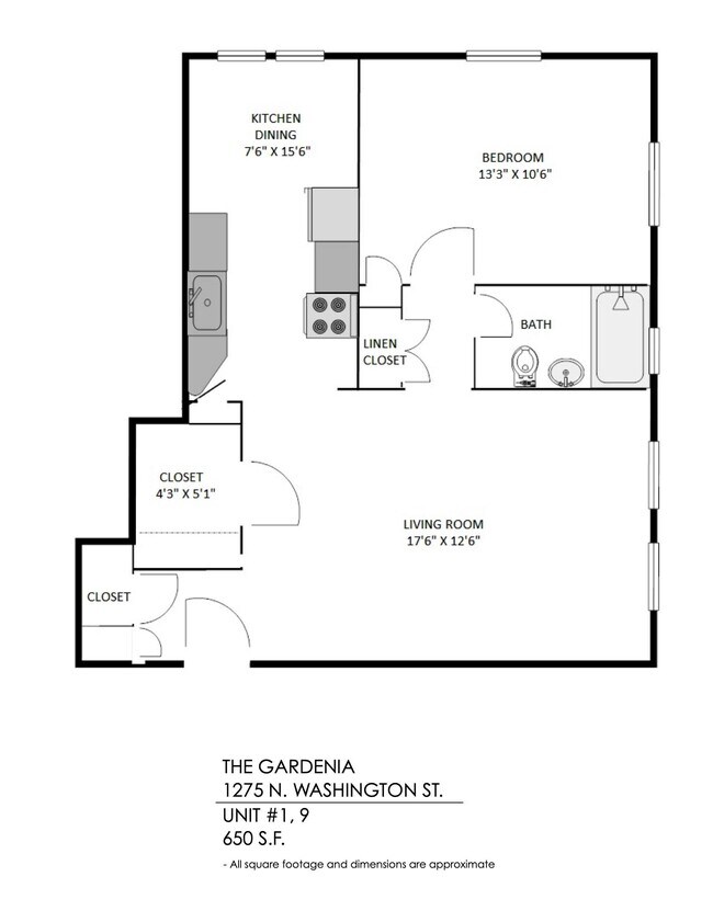 Plano de planta - The Gardenia