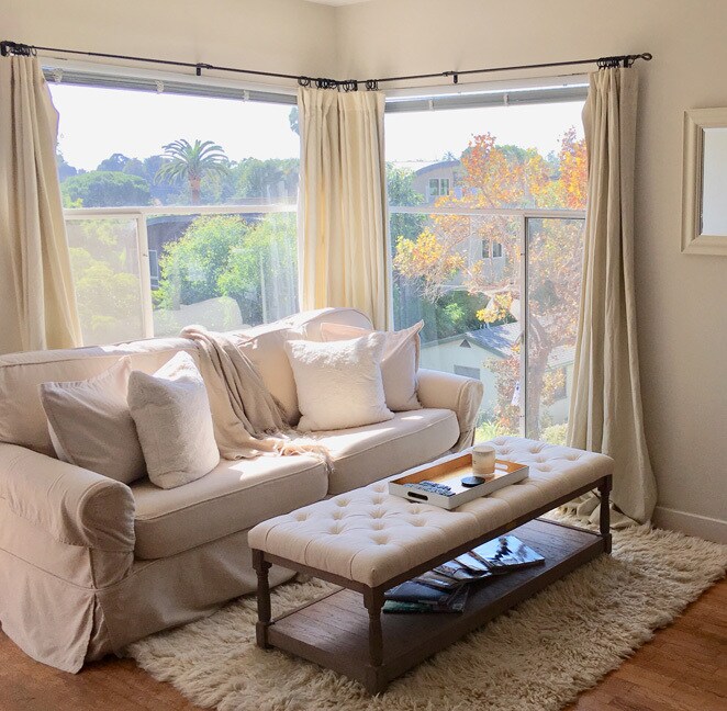 living room facing west - 844 Haverford Ave