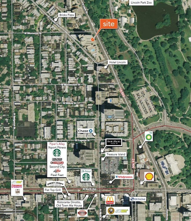 Foto aérea - 1850 N. Clark St.