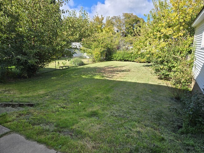 Large fenced in backyard - 718 W 23rd St
