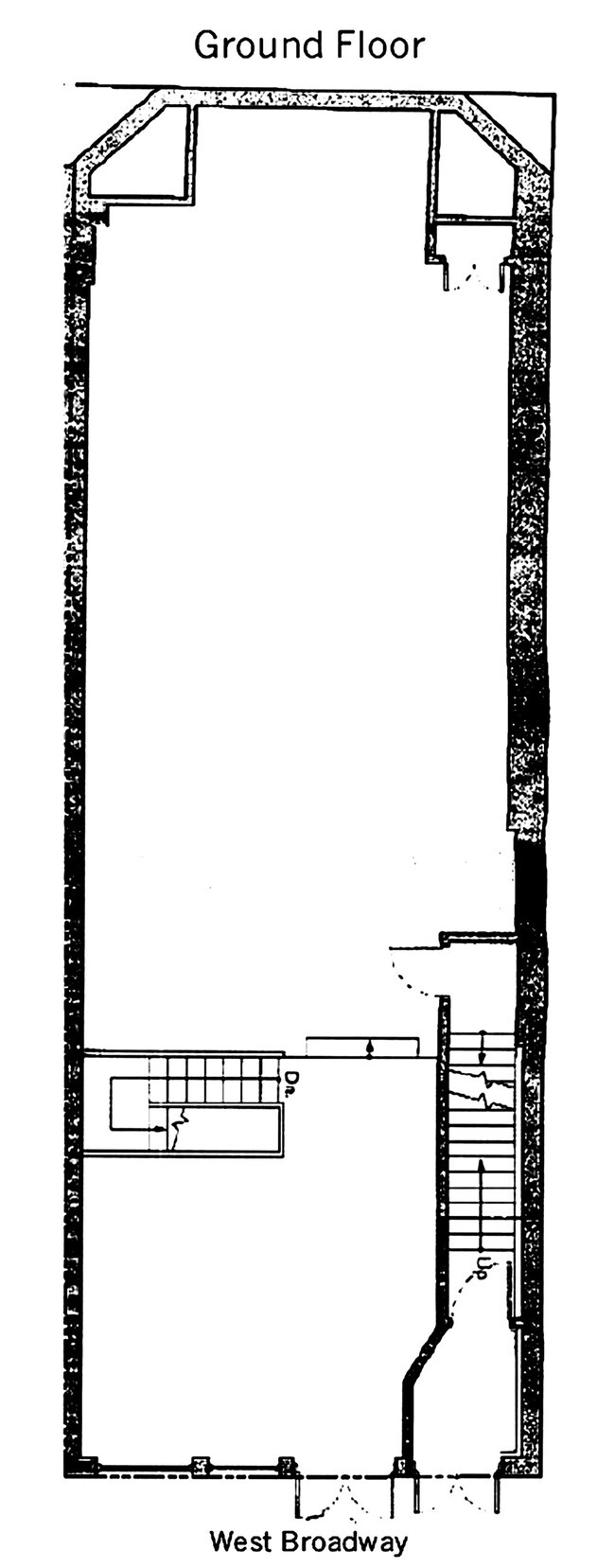 Ground floor plan - 462 W Broadway