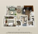 1 Bedroom A7