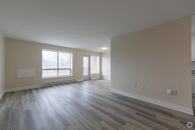 1BR, 1BA - Living Room - The Village Squire Apartments