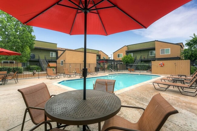 The Community Outdoor Pool at Midway Gardens Apartments - Midway Gardens Apartments