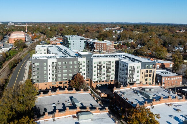 Aerial - Brightleaf on Main