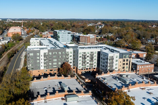 Aerial - Brightleaf on Main